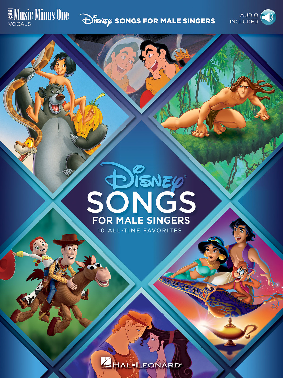 Cover: 888680709860 | Disney Songs for Male Singers | Music Minus One Vocal | 2018