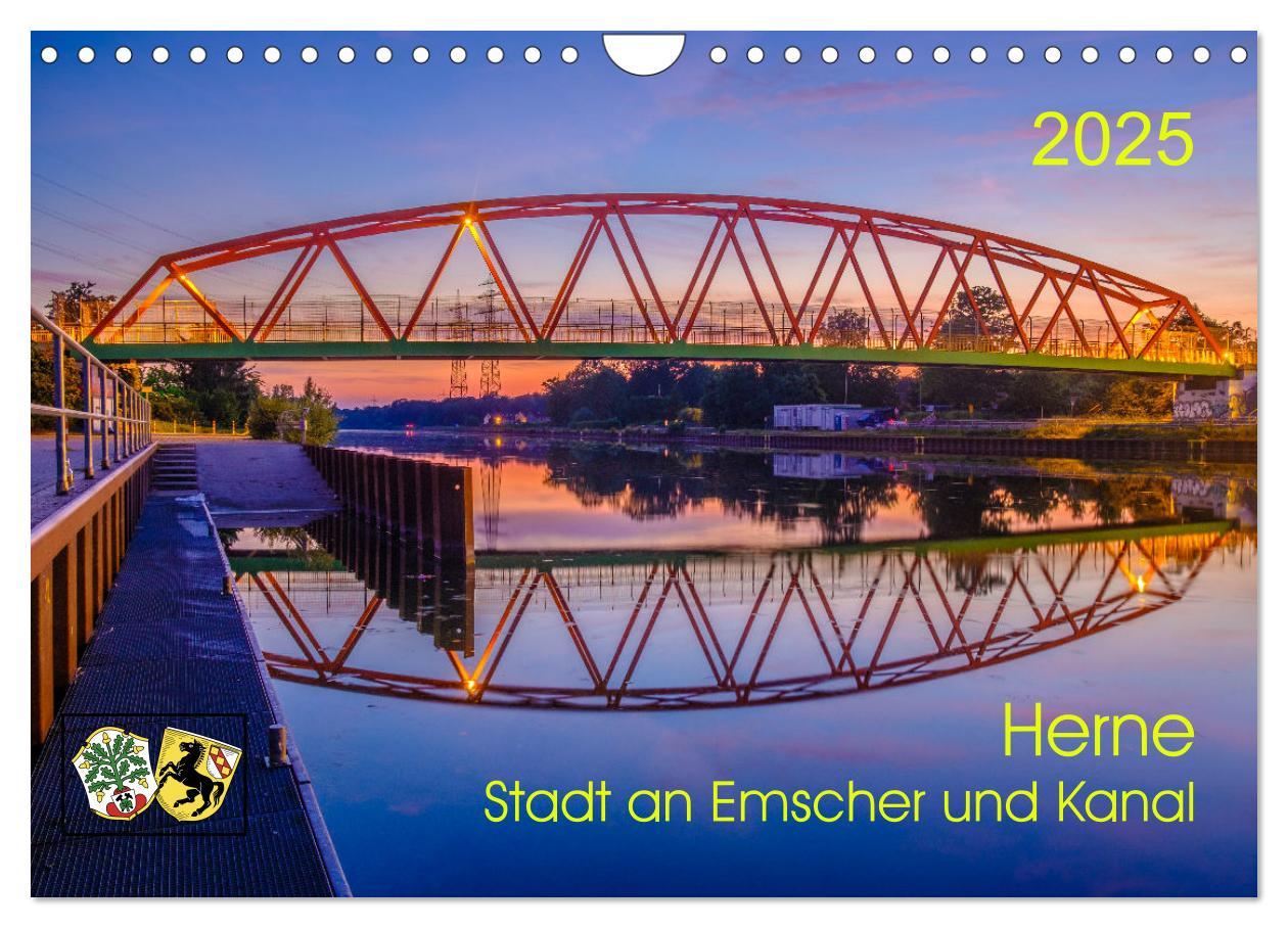 Cover: 9783383975578 | Herne: Stadt an Emscher und Kanal (Wandkalender 2025 DIN A4 quer),...