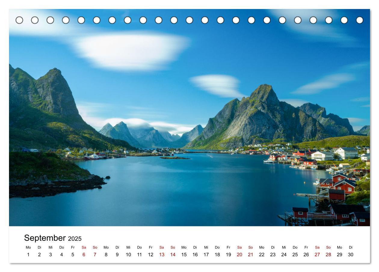 Bild: 9783435008476 | Lofoten (Tischkalender 2025 DIN A5 quer), CALVENDO Monatskalender