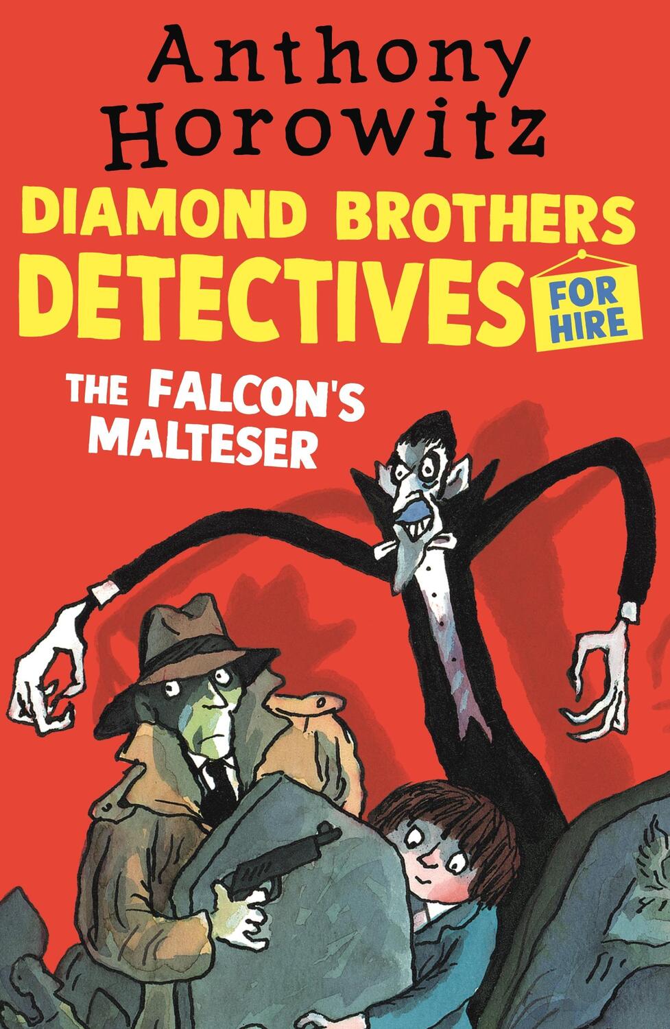 Cover: 9781406365832 | The Diamond Brothers in The Falcon's Malteser | Anthony Horowitz