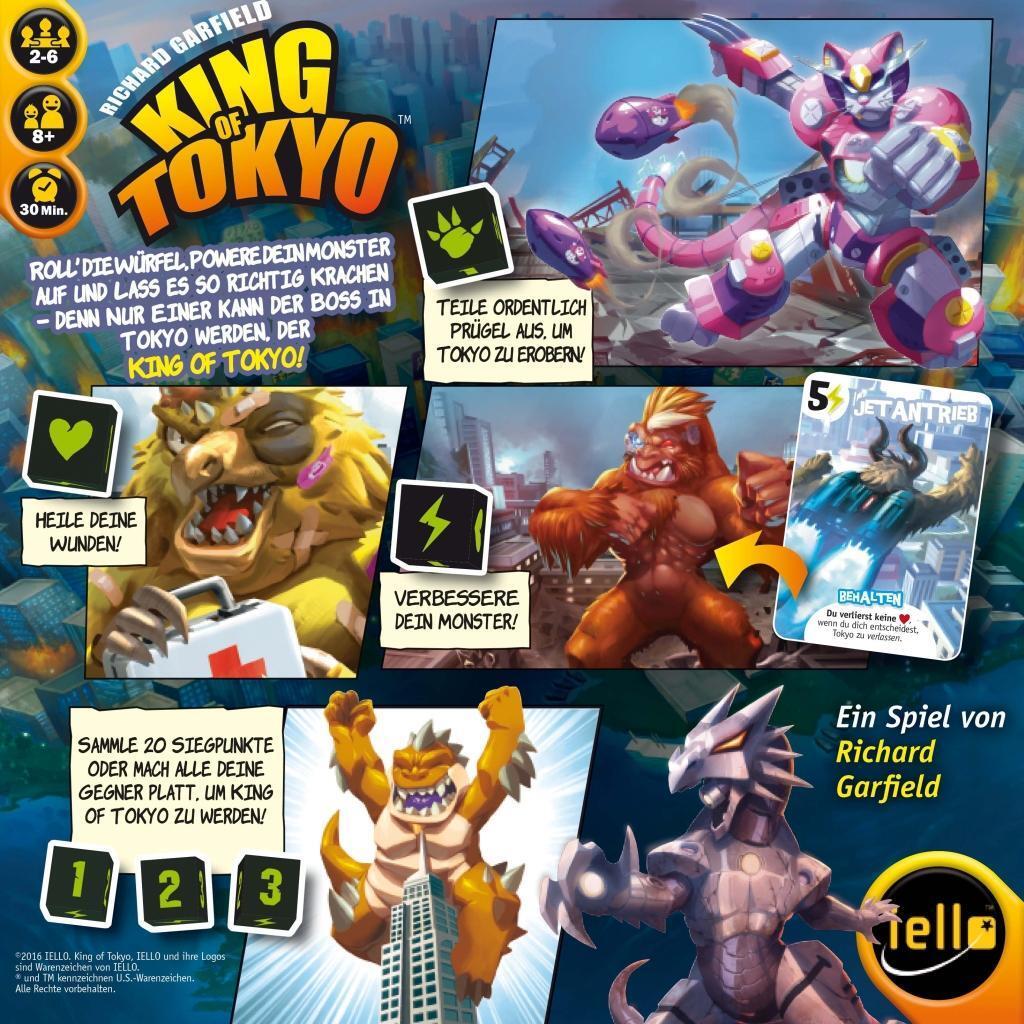 Bild: 3760175513299 | King of Tokyo - Neue Version | Richard Garfield | Spiel | Deutsch