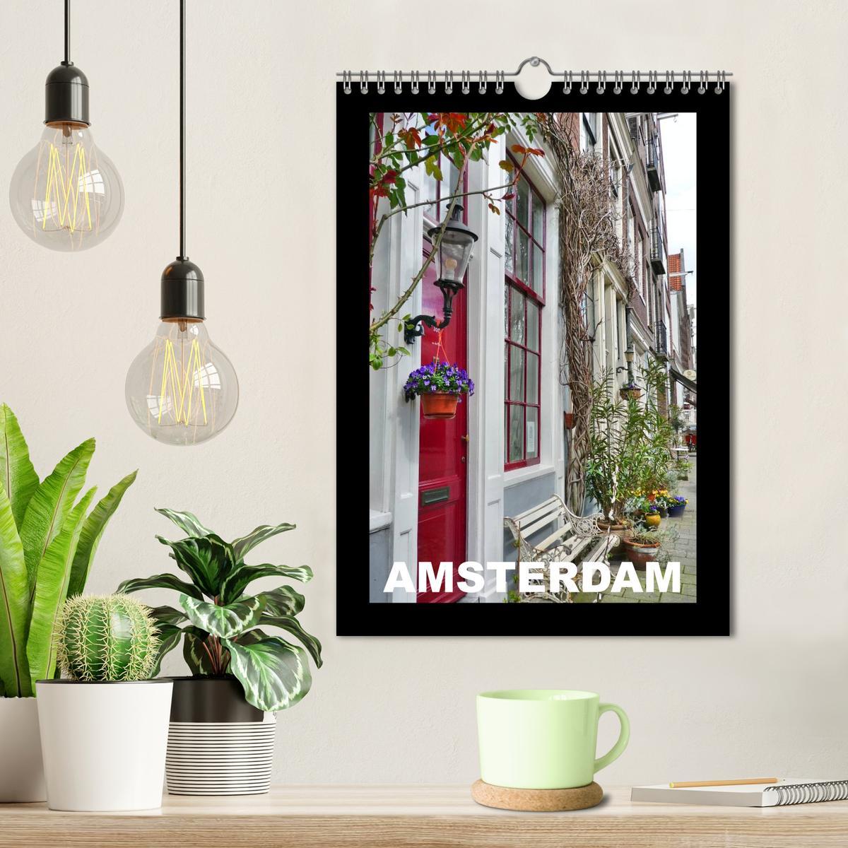 Bild: 9783457079300 | Amsterdam (Wandkalender 2025 DIN A4 hoch), CALVENDO Monatskalender