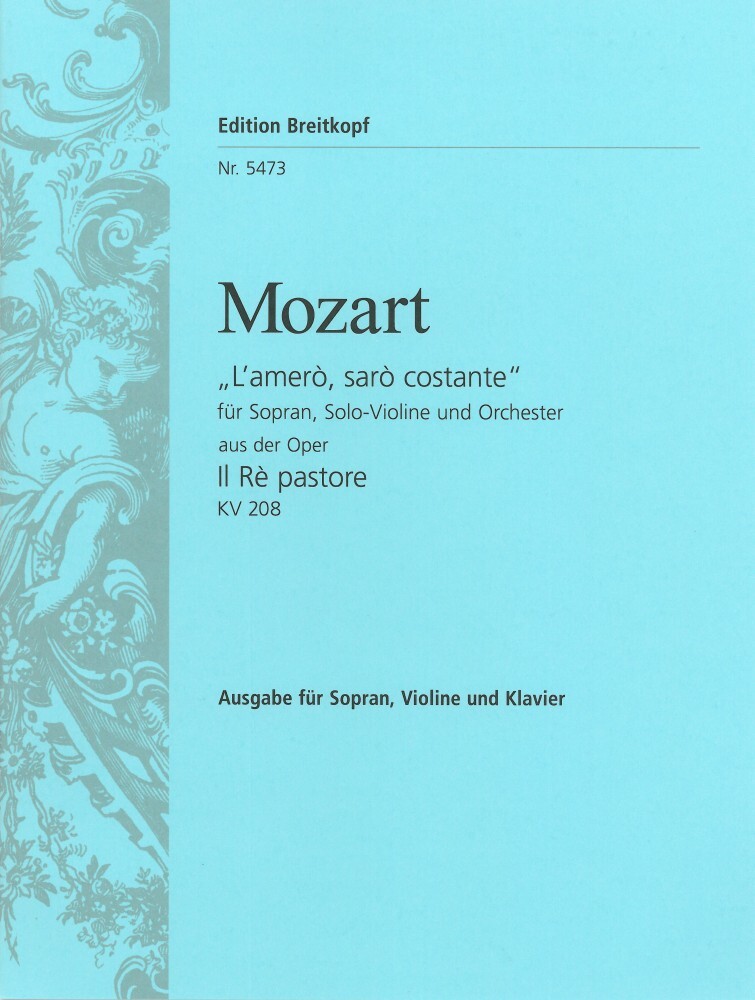 Cover: 9790004164136 | L'amero/Dein bin ich KV 208 | Wolfgang Amadeus Mozart | Buch