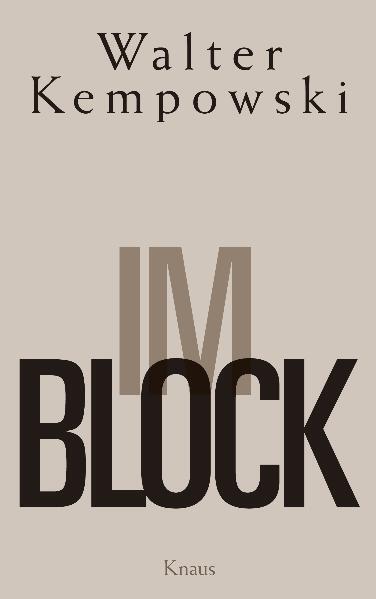 Cover: 9783813502367 | Im Block | Ein Haftbericht. Mit 32 Bildnotizen des Verfassers | Buch