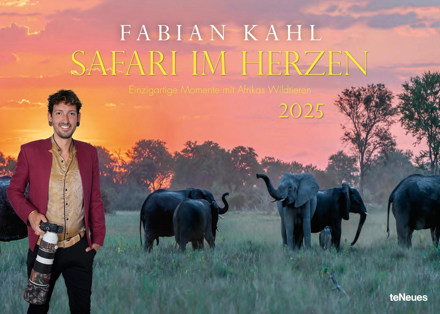 Cover: 4002725995445 | Fabian Kahl: Safari im Herzen 2025 70x50 | Neumann Verlage | Kalender