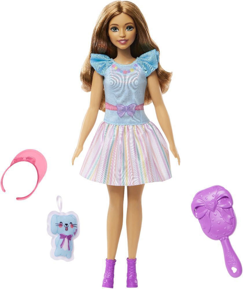 Bild: 194735114559 | My First Barbie Core Doll with Bunny (brünette Haare) | Stück | 2023