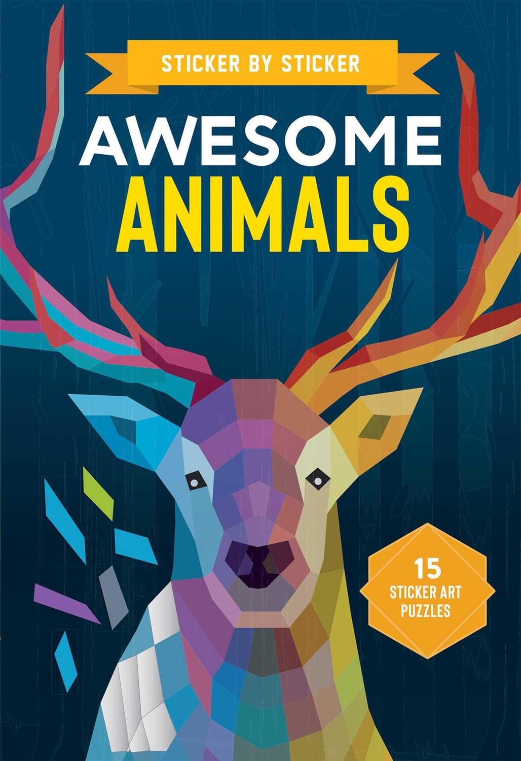 Cover: 9781645178514 | Sticker by Sticker: Awesome Animals | Editors of Thunder Bay Press