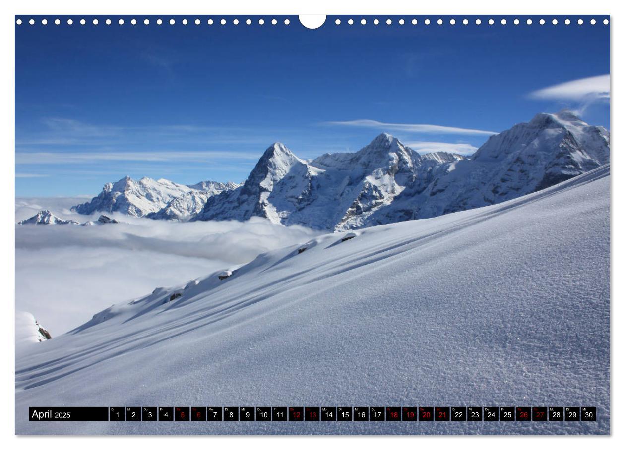 Bild: 9783435426126 | Eiger, Mönch und Jungfrau 2025 (Wandkalender 2025 DIN A3 quer),...