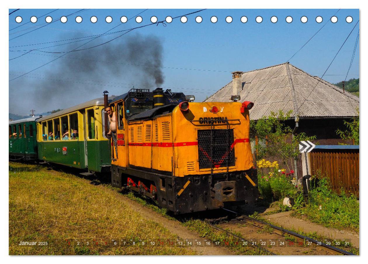 Bild: 9783435434473 | Waldbahnen in Rumänien - Die letzten Mocanitas (Tischkalender 2025...