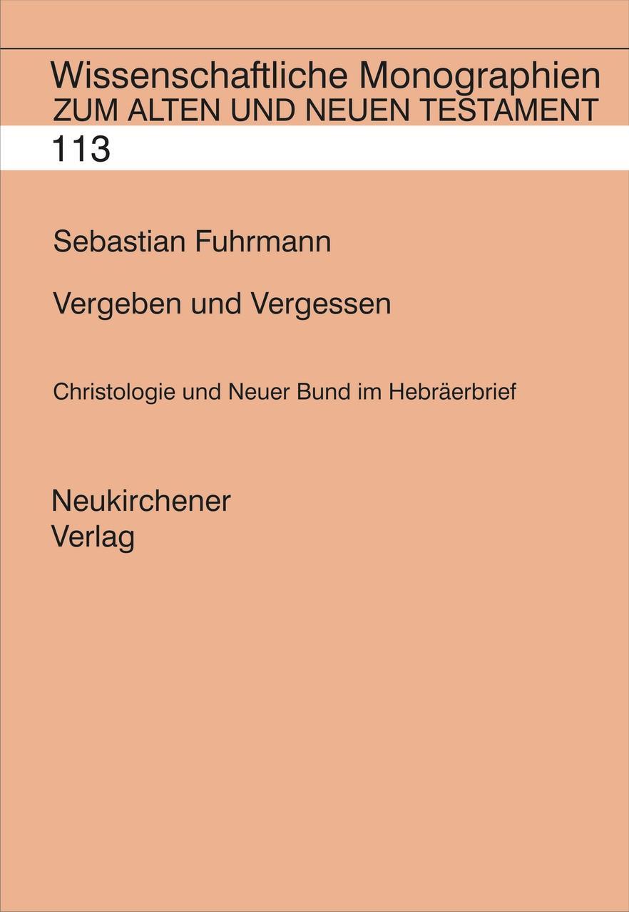 Cover: 9783788721909 | Vergeben und Vergessen | Sebastian Fuhrmann | Buch | 284 S. | Deutsch