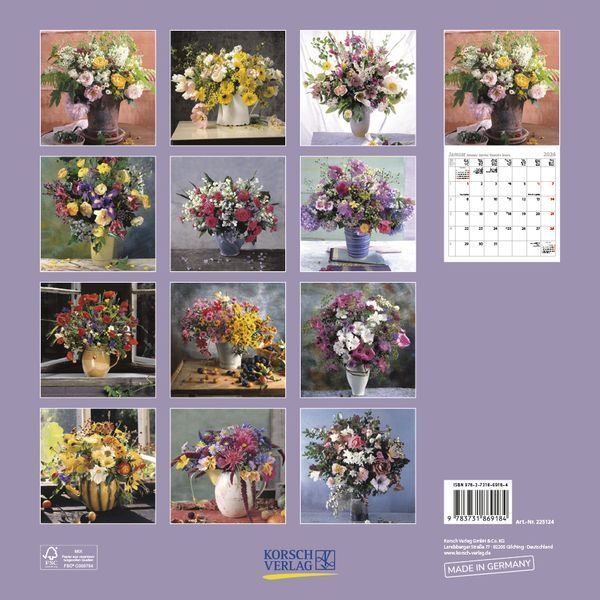 Bild: 9783731869184 | Flowers 2024 | Korsch Verlag | Kalender | Englisch Broschur | 13 S.