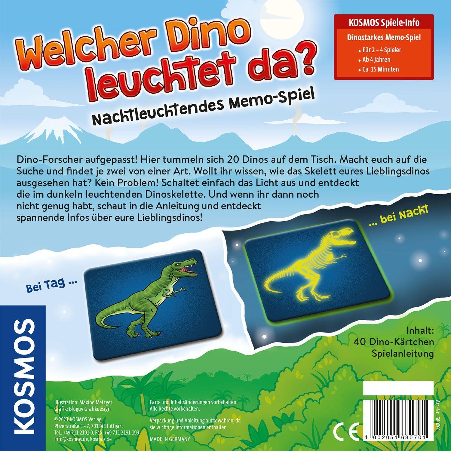 Bild: 4002051680701 | Welcher Dino leuchtet da? | Kinderspiel | Spiel | Deutsch | 2021