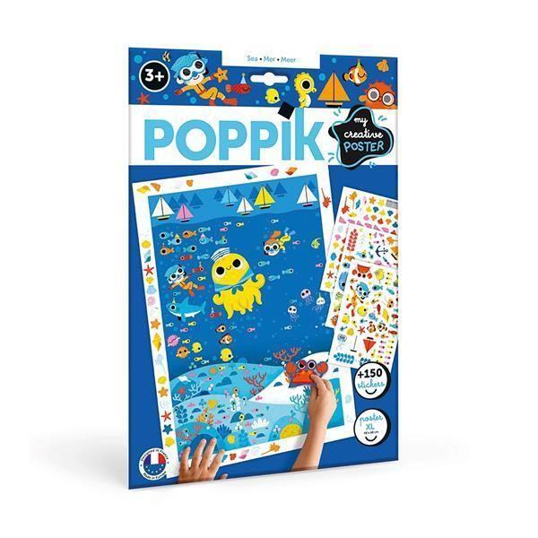 Cover: 3760262412023 | POPPIK - Kreativ Poster &amp; Sticker Meer | Poppik | Spiel | Deutsch