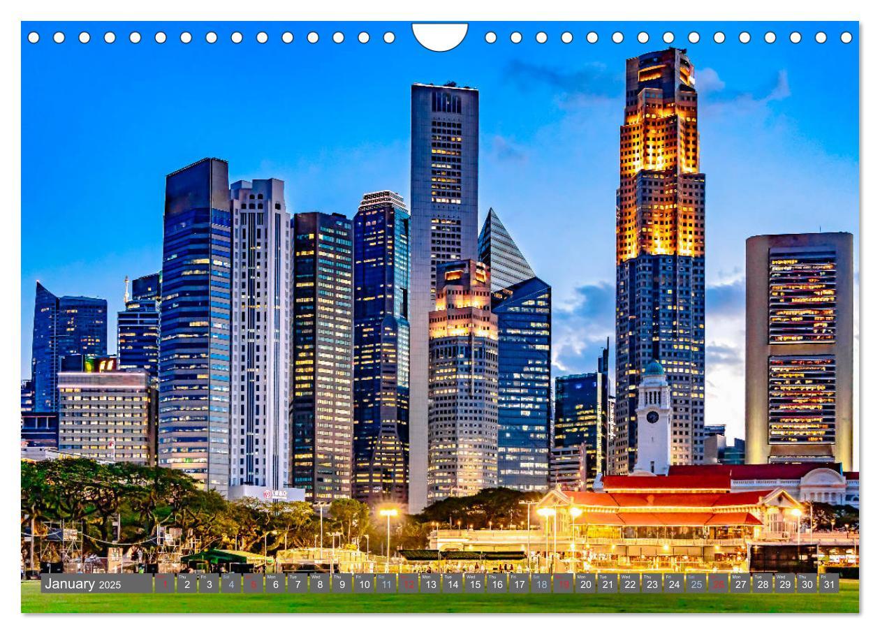 Bild: 9781325941469 | Singapore - Discover Central Area (Wall Calendar 2025 DIN A4...