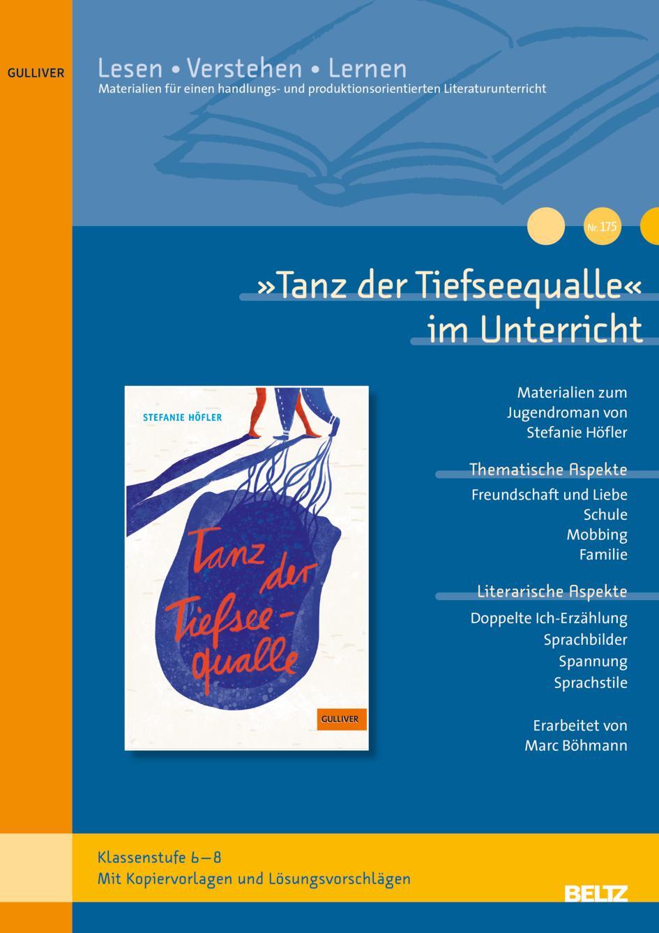 Cover: 9783407630889 | »Tanz der Tiefseequalle« im Unterricht | Marc Böhmann | Broschüre