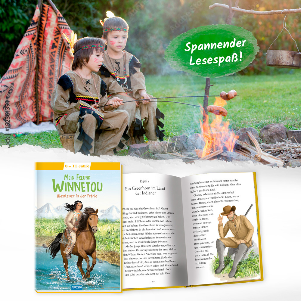 Bild: 9783965526150 | Trötsch Winnetou Klassiker | Kinderbuch Lesebuch Vorlesebuch | KG