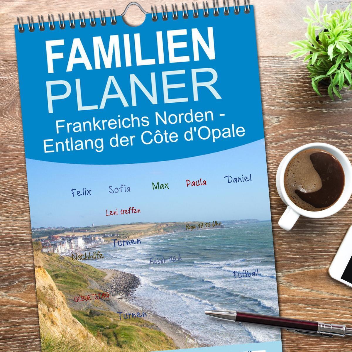 Bild: 9783457100943 | Familienplaner 2025 - Frankreichs Norden - Entlang der Côte d'Opale...