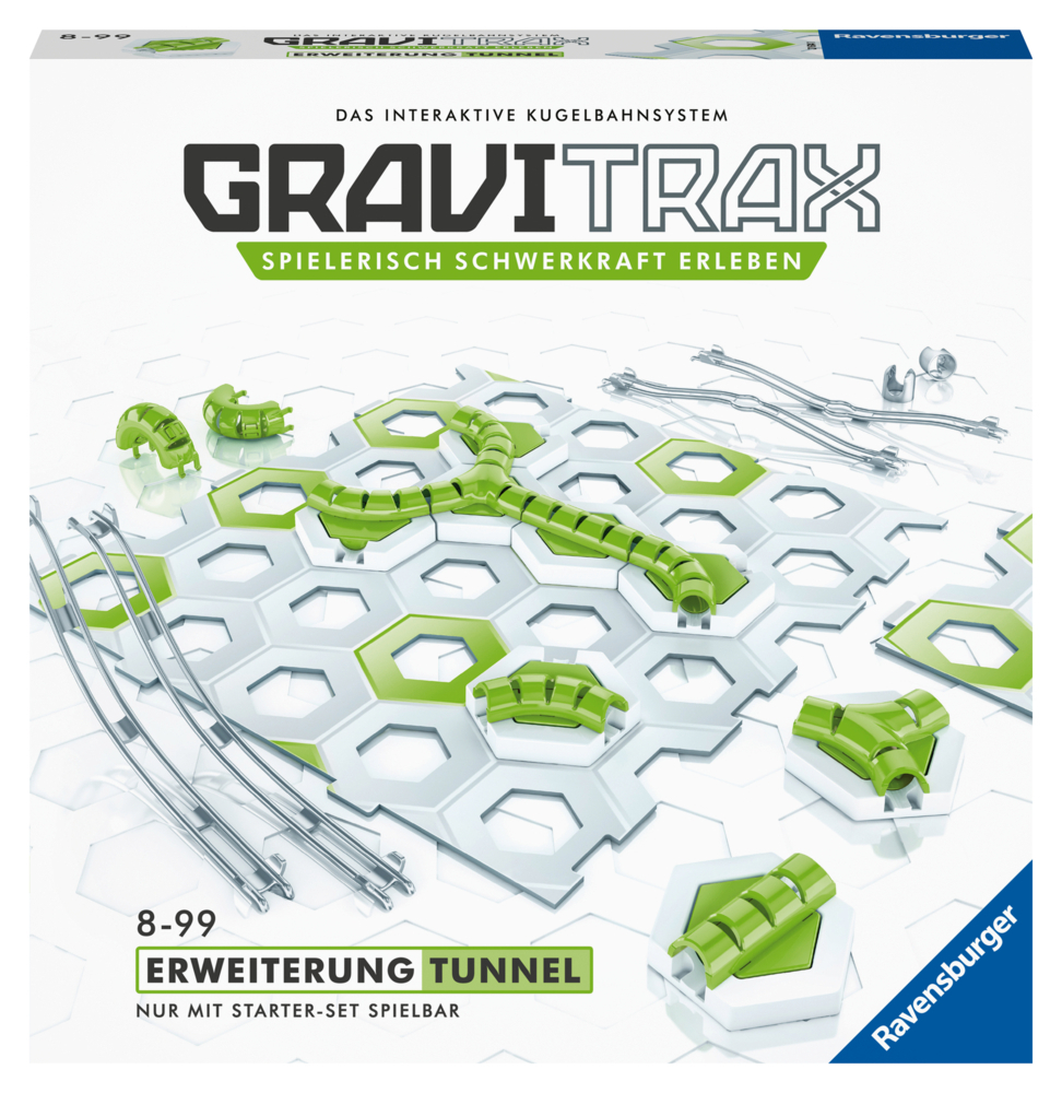 Cover: 4005556276141 | Ravensburger GraviTrax Kugelbahn - Erweiterung Tunnel 27614, für...