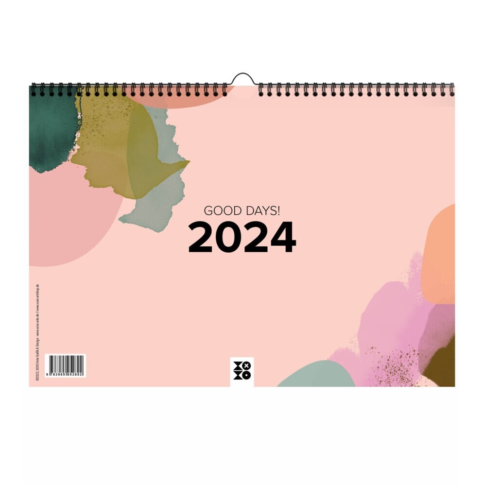 Cover: 9783985958528 | "GOOD DAYS", Wandkalender 2024 | Anja Garschhammer (u. a.) | Kalender