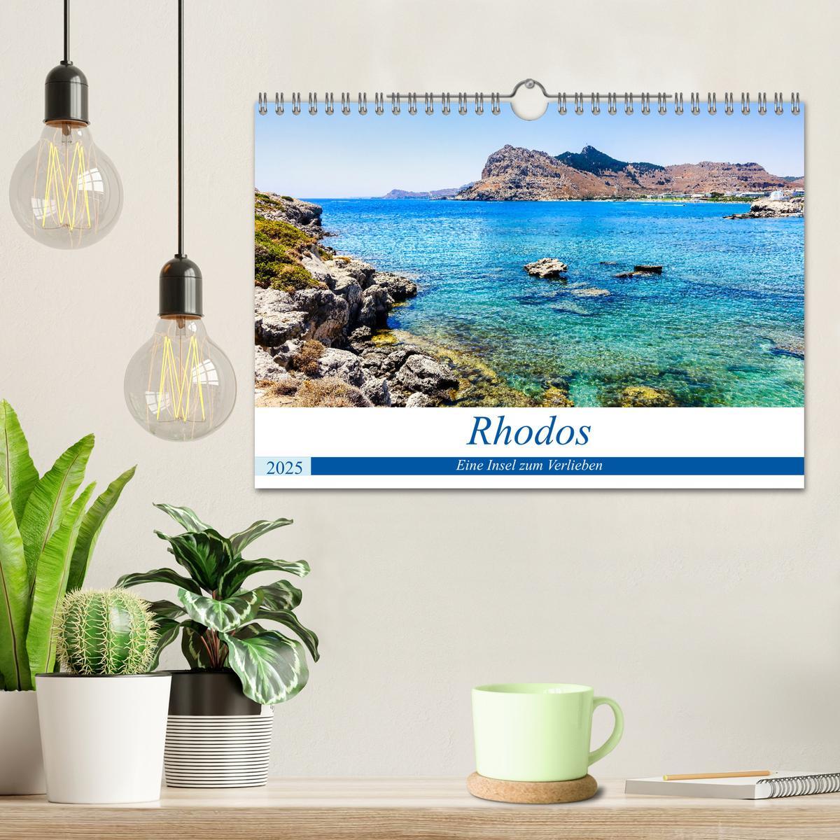 Bild: 9783435035717 | Rhodos - eine Insel zum Verlieben (Wandkalender 2025 DIN A4 quer),...