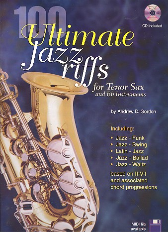 Cover: 9781882146796 | 100 Ultimate Jazz Riffs | 100 Ultimate Series | Songbuch (Saxophon)