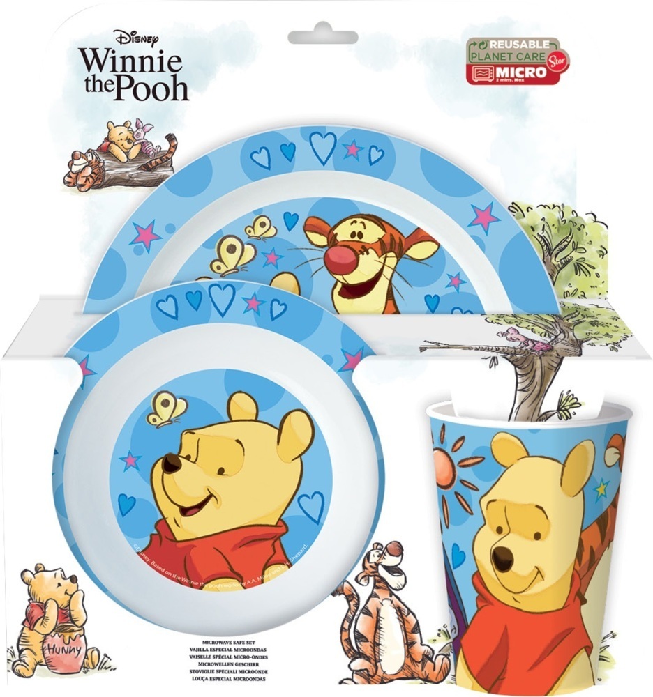Cover: 4043891335437 | Winnie the Pooh, 3tlg. Frühstücksset | Stück | In Sleeve | 2022 | POS