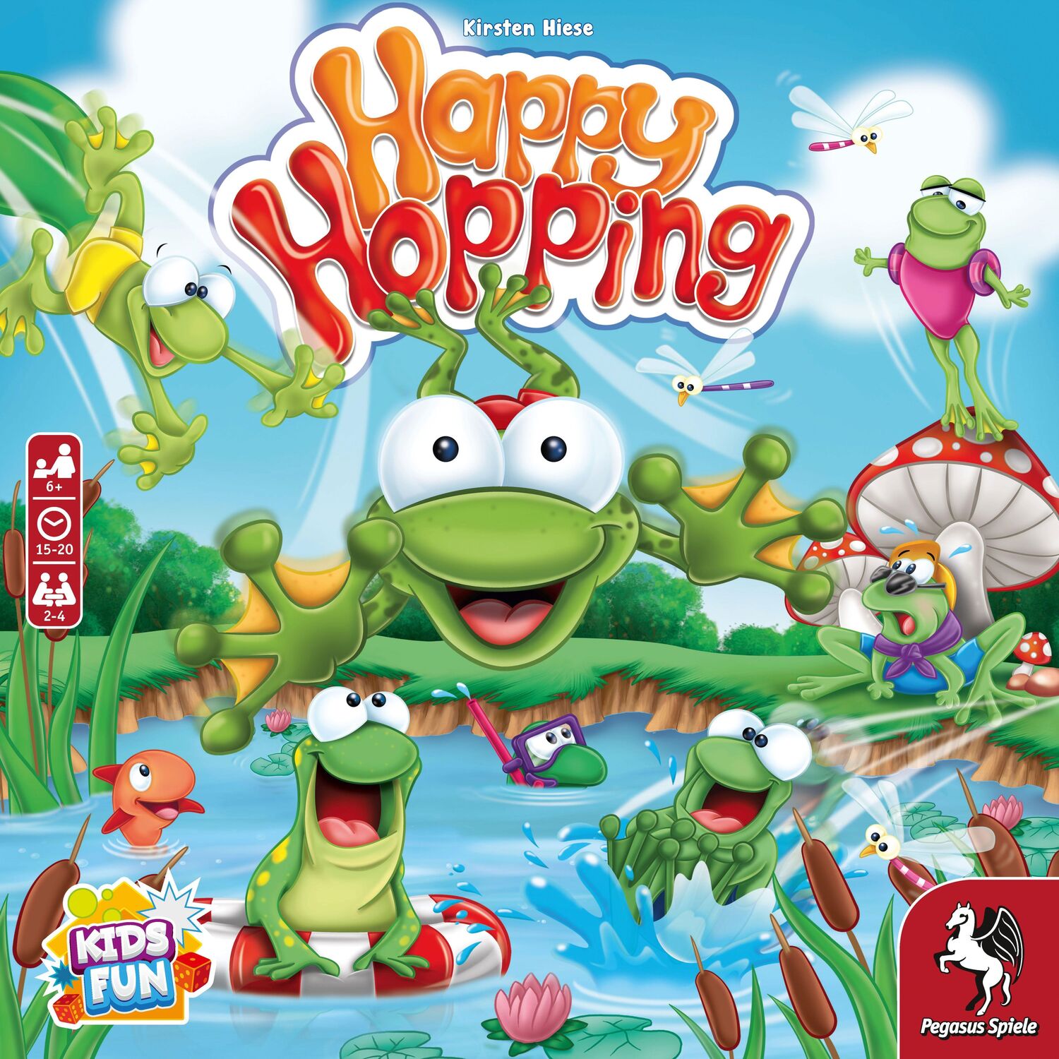 Cover: 4250231728747 | Happy Hopping (deutsch/englisch) | Spiel | Deutsch | 2022 | Pegasus