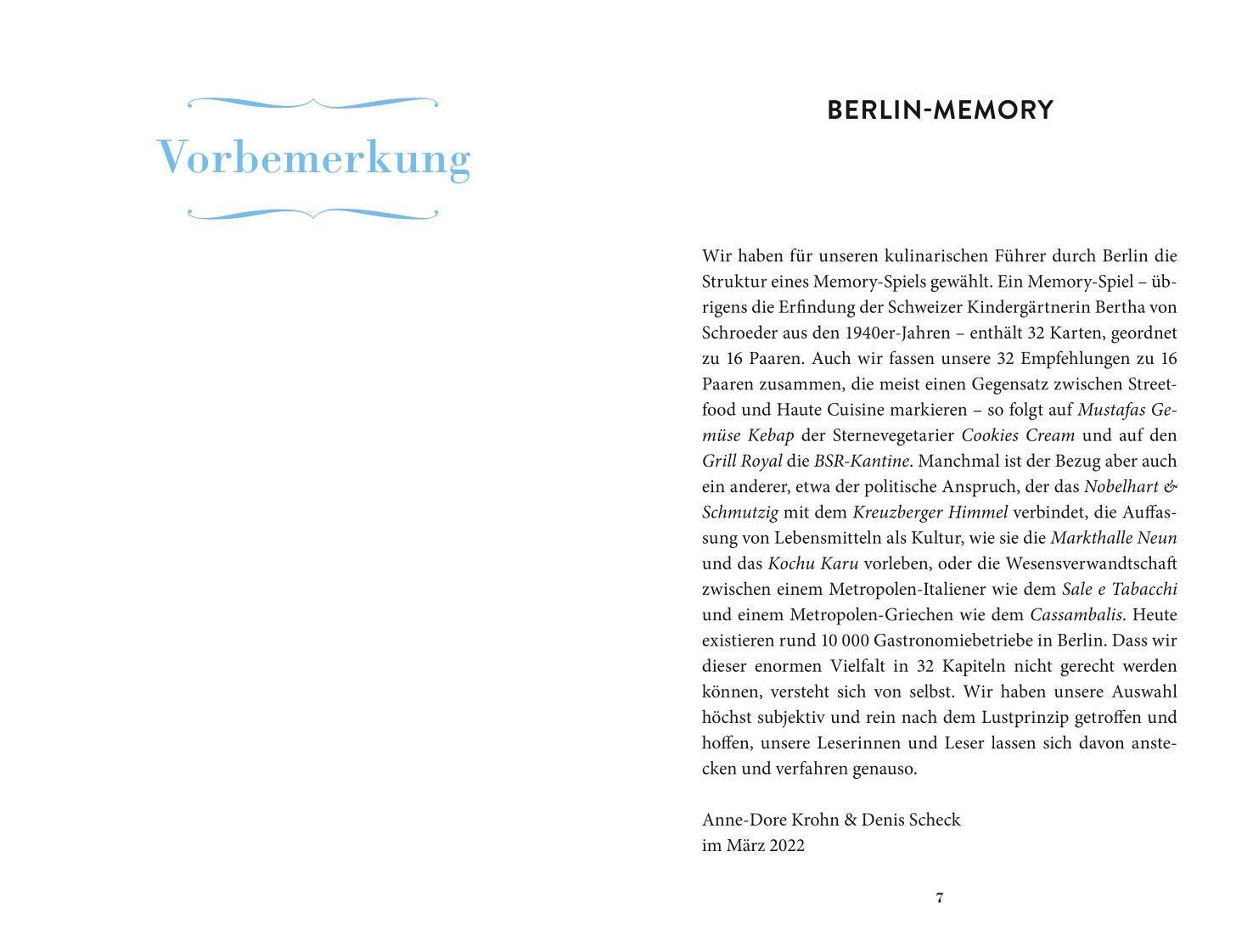 Bild: 9783834233240 | Hungrig auf Berlin | Denis Scheck | Taschenbuch | 240 S. | Deutsch
