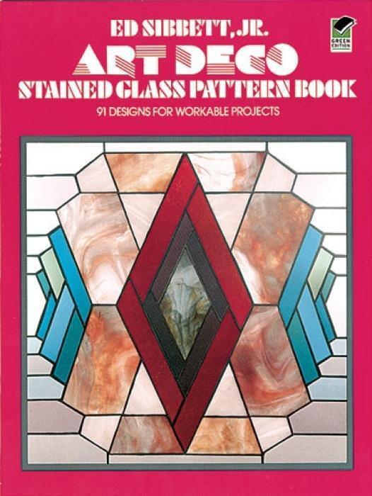 Cover: 9780486235509 | Art Deco Stained Glass Pattern Book | 91 Designs for Workable Projects