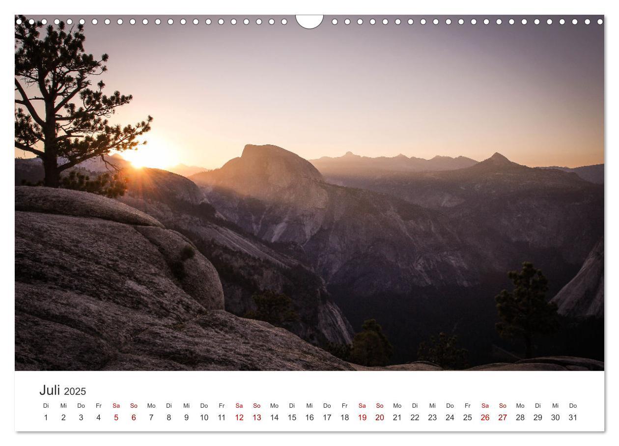 Bild: 9783435354863 | Yosemite - Nationalpark (Wandkalender 2025 DIN A3 quer), CALVENDO...