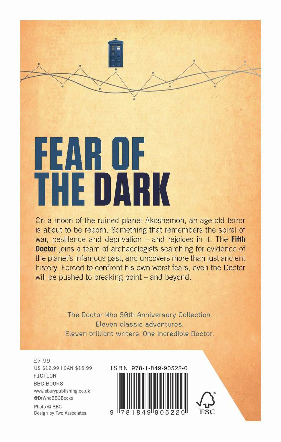 Rückseite: 9781849905220 | Doctor Who: Fear of the Dark | 50th Anniversary Edition | Baxendale