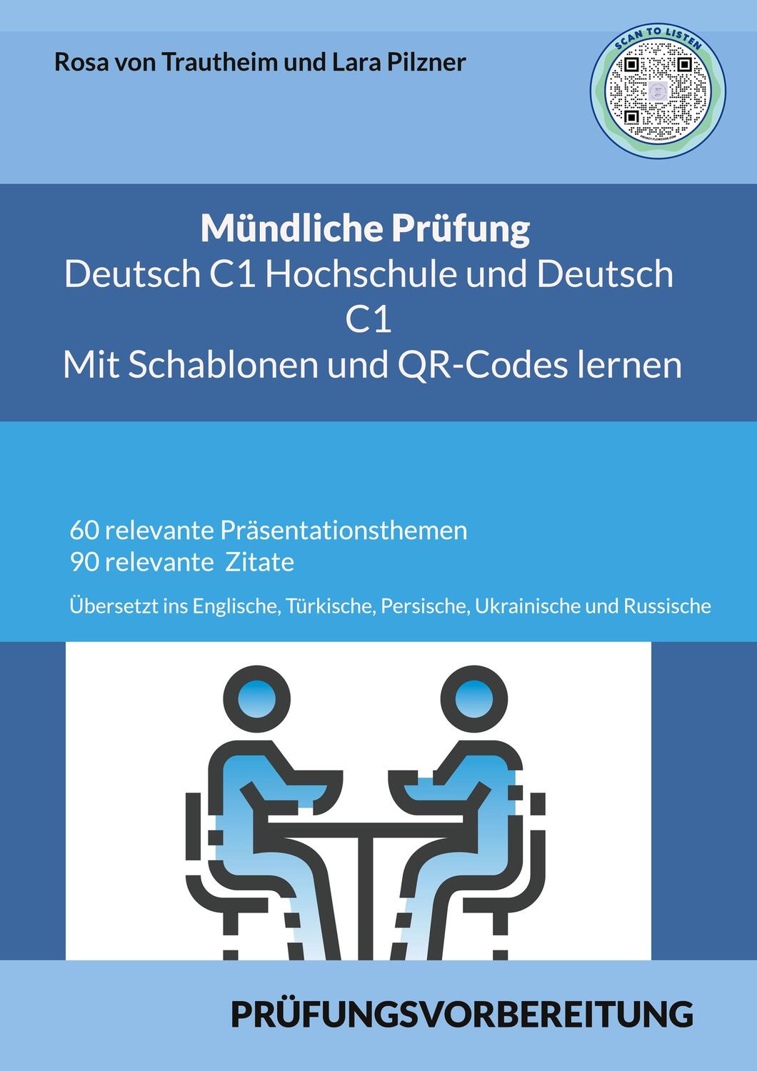 Cover: 9783757811129 | Mündliche Prüfung Deutsch C1 Hochschule und C1 * Mit Schablonen Lernen