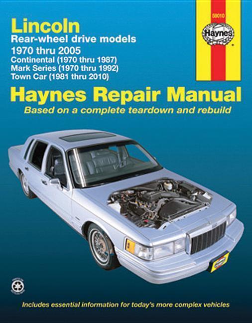 Cover: 9781563928123 | Lincoln Rwd Continental 1970-87, Mark Series III, IV, V, VI, VII...