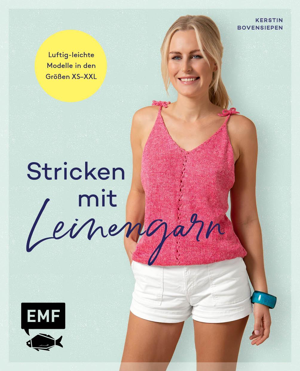 Cover: 9783745909494 | Stricken mit Leinengarn | Kerstin Bovensiepen | Taschenbuch | Deutsch