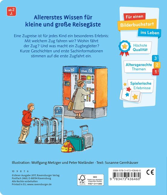 Bild: 9783473436460 | Meine Welt der Fahrzeuge: Unterwegs mit dem Zug; . | Gernhäuser | Buch