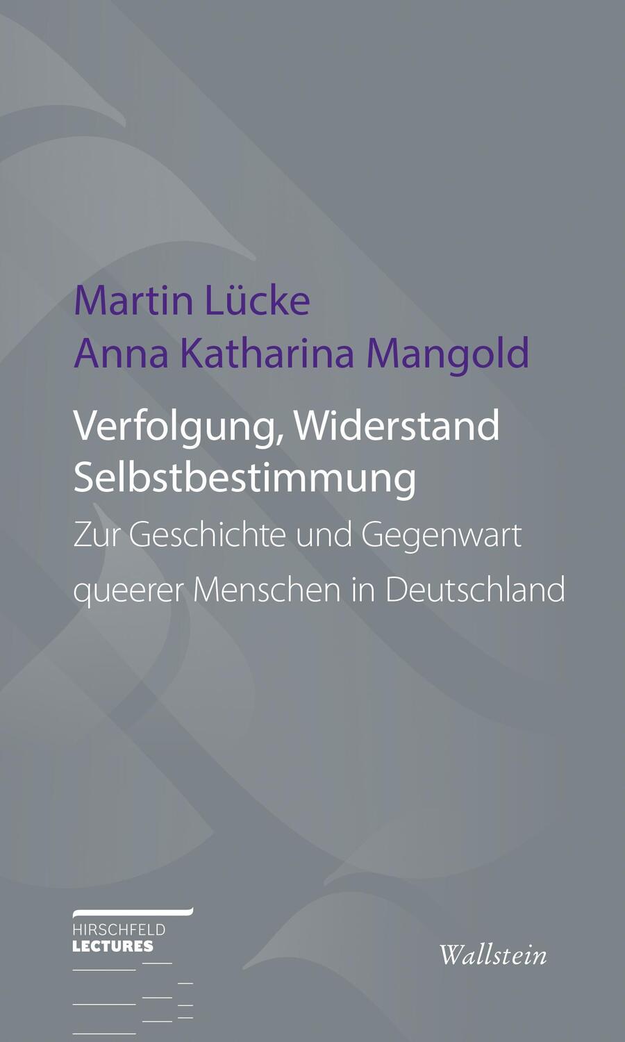 Cover: 9783835355491 | Verfolgung, Widerstand und Selbstbestimmung | Martin Lücke (u. a.)