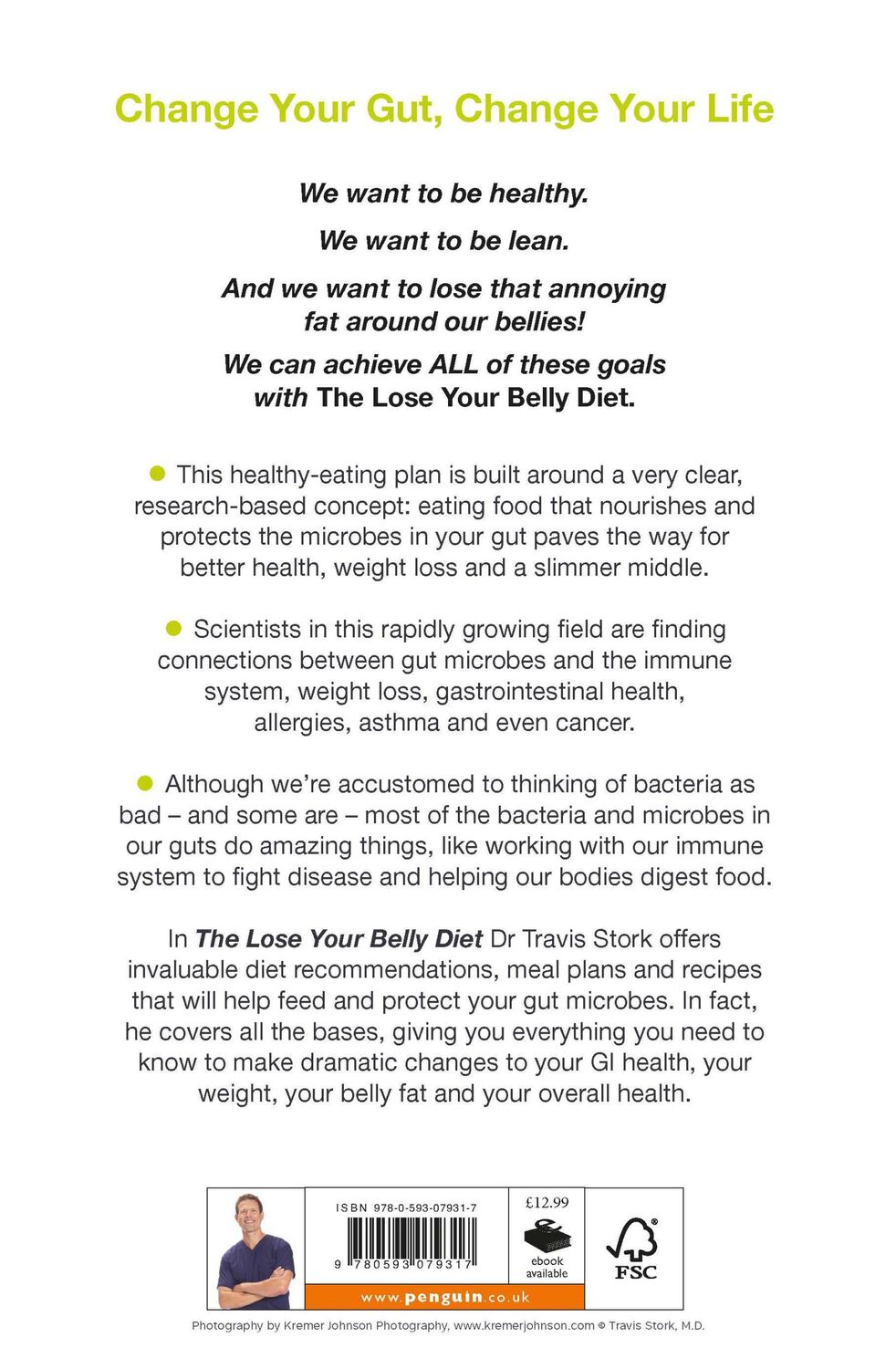 Rückseite: 9780593079317 | The Lose Your Belly Diet | Change Your Gut, Change Your Life | Stork