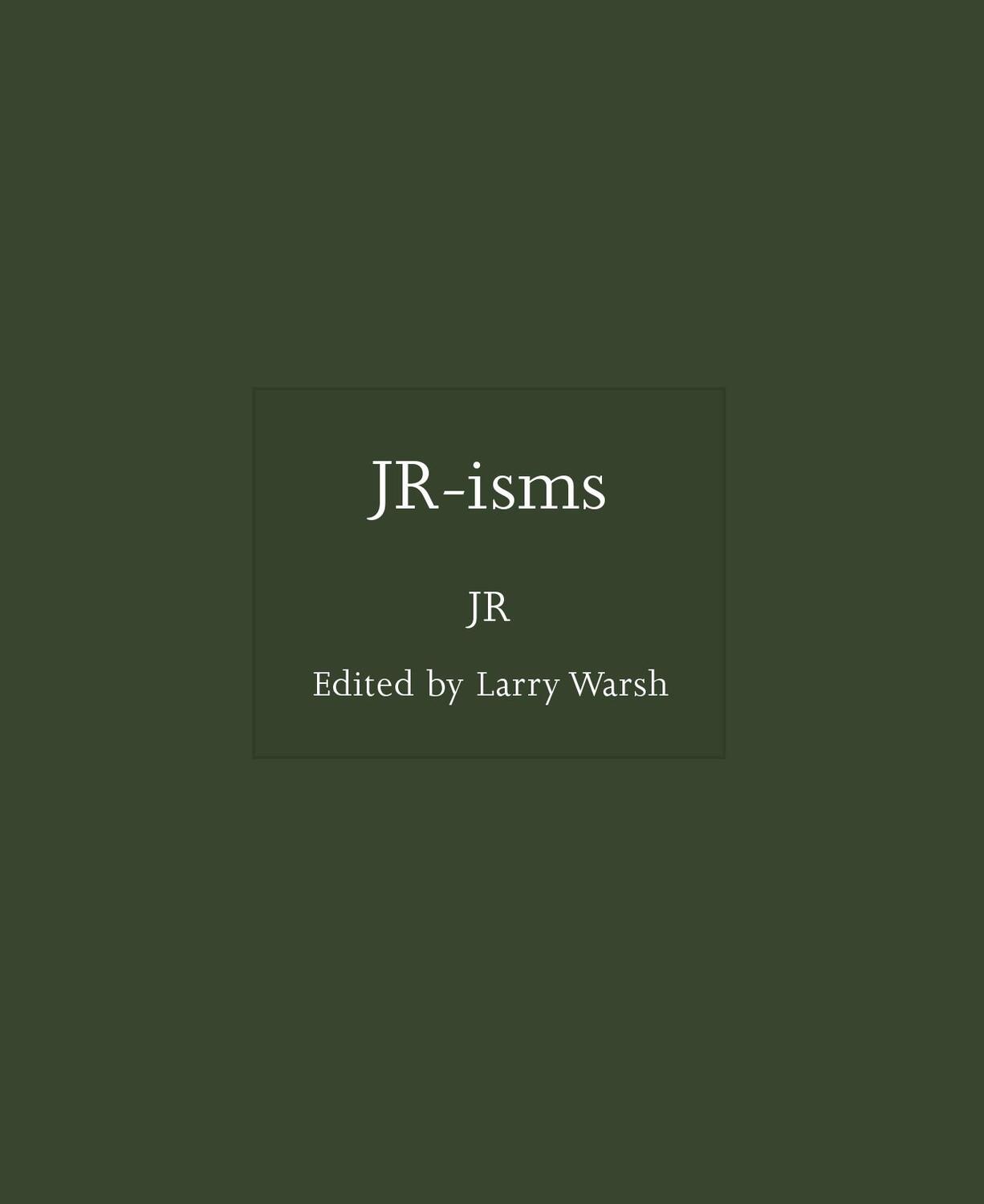 Cover: 9780691266299 | Jr-Isms | Jr | Buch | Englisch | 2024 | Princeton University Press