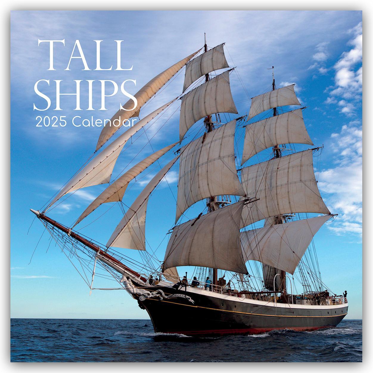 Cover: 9781835362198 | Tall Ships - Segelschiffe 2025 - 16-Monatskalender | Ltd | Kalender