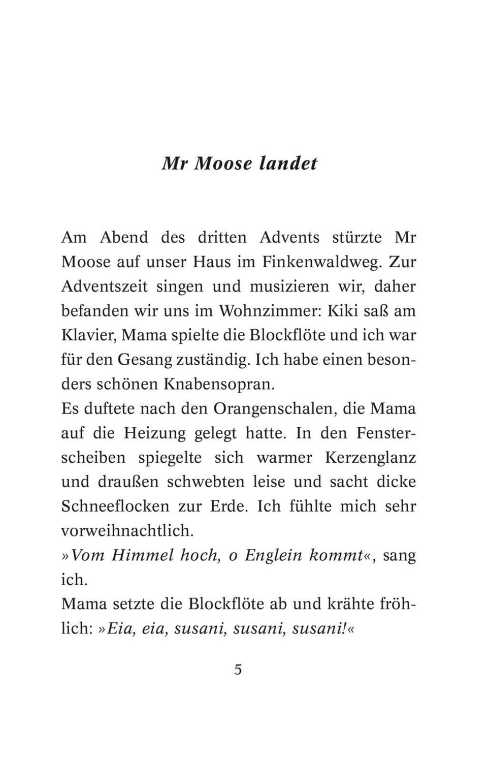 Bild: 9783551353795 | Es ist ein Elch entsprungen | Andreas Steinhöfel | Taschenbuch | 73 S.