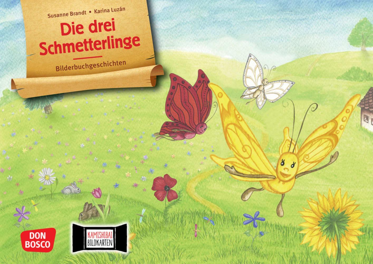 Cover: 4260179513206 | Die drei Schmetterlinge. Kamishibai Bildkartenset. | Brandt (u. a.)
