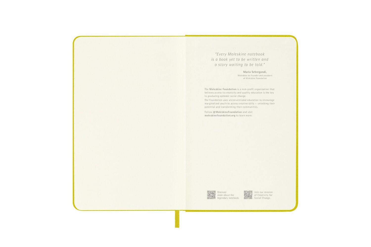 Bild: 8056598853032 | Moleskine Classic Notebook, Pocket, Ruled, Hay Yellow, Silk Hard...