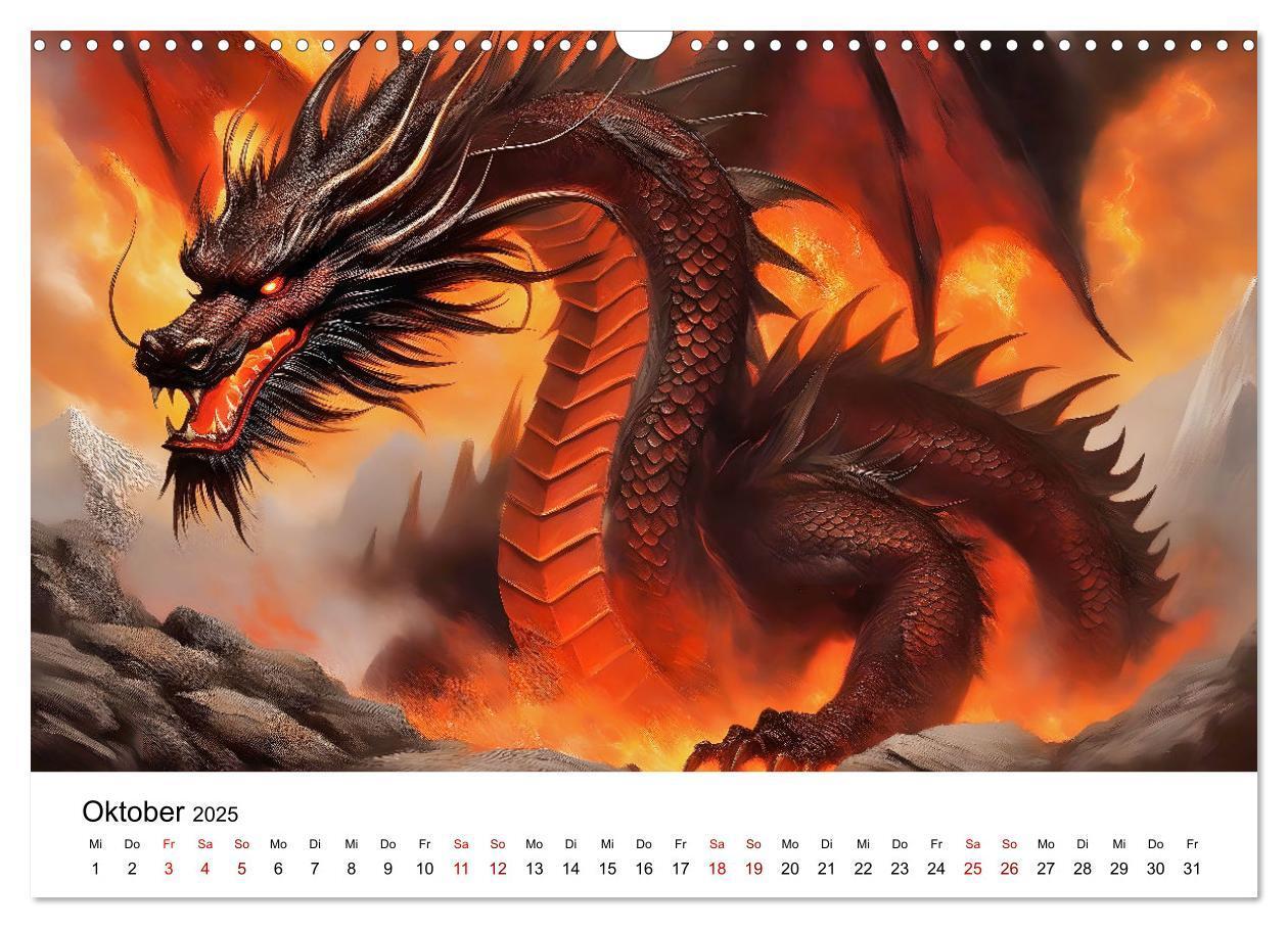 Bild: 9783383805639 | Drachen - Furchterregende und imposante Fabelwesen (Wandkalender...