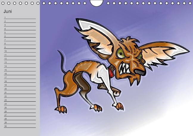 Bild: 9783660444599 | Hunde-Geburtstagskalender / Witziger Cartoon-Kalender (Wandkalender...