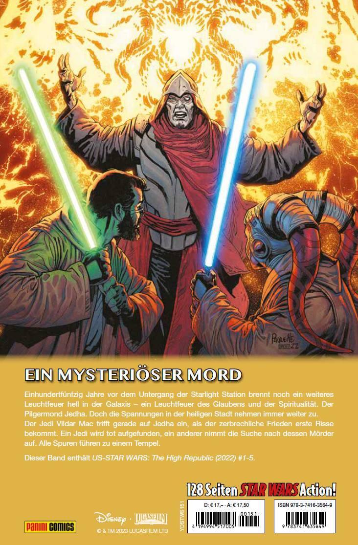 Rückseite: 9783741635649 | Star Wars Comics: Die Hohe Republik - Das Gleichgewicht der Macht