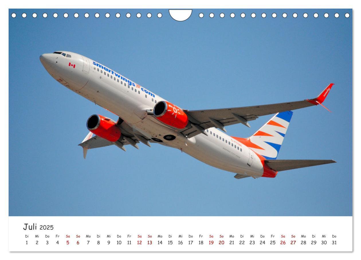 Bild: 9783435101061 | Besondere Flugzeugtypen (Wandkalender 2025 DIN A4 quer), CALVENDO...