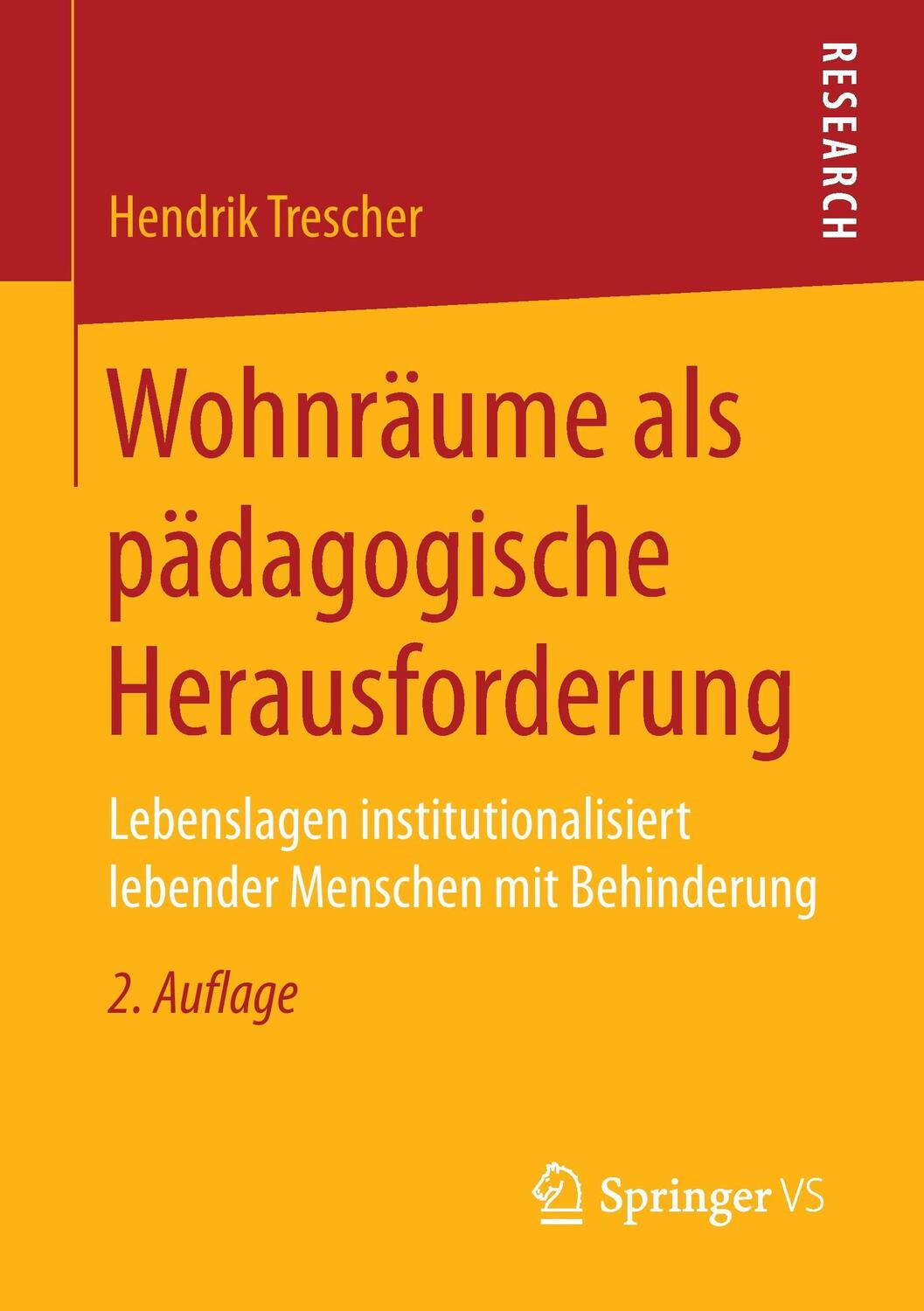 Cover: 9783658148027 | Wohnräume als pädagogische Herausforderung | Hendrik Trescher | Buch
