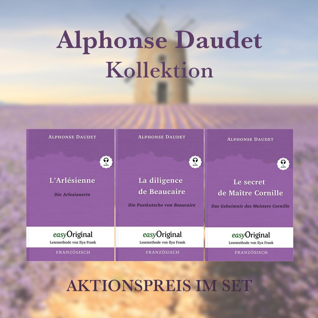 Cover: 9783991127406 | Alphonse Daudet Kollektion (Bücher + 3 Audio-CDs) - Lesemethode von...