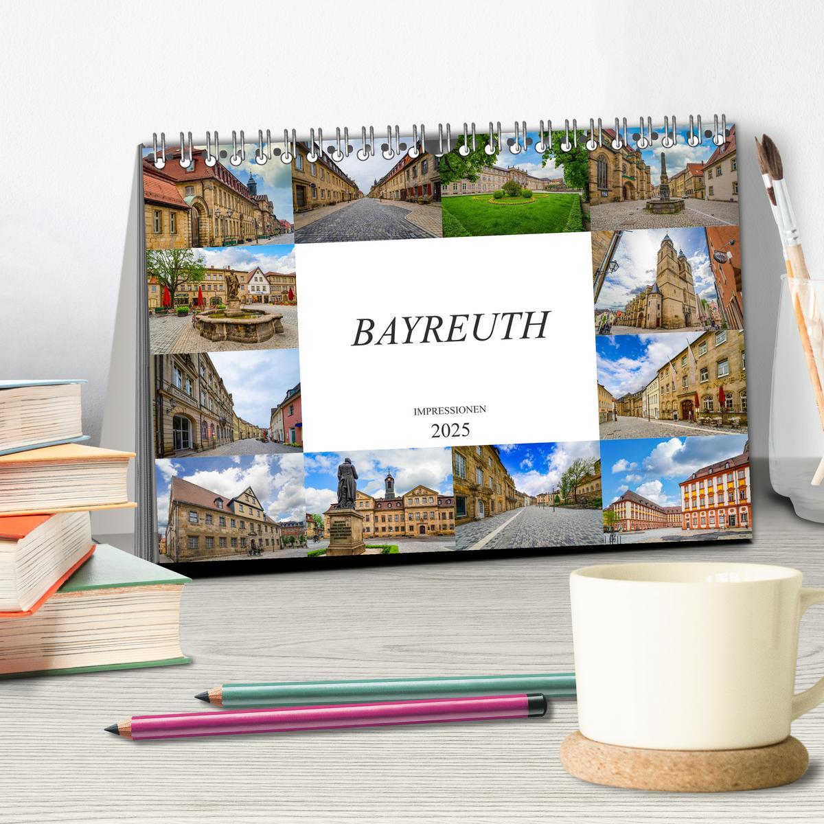 Bild: 9783435226955 | Bayreuth Impressionen (Tischkalender 2025 DIN A5 quer), CALVENDO...