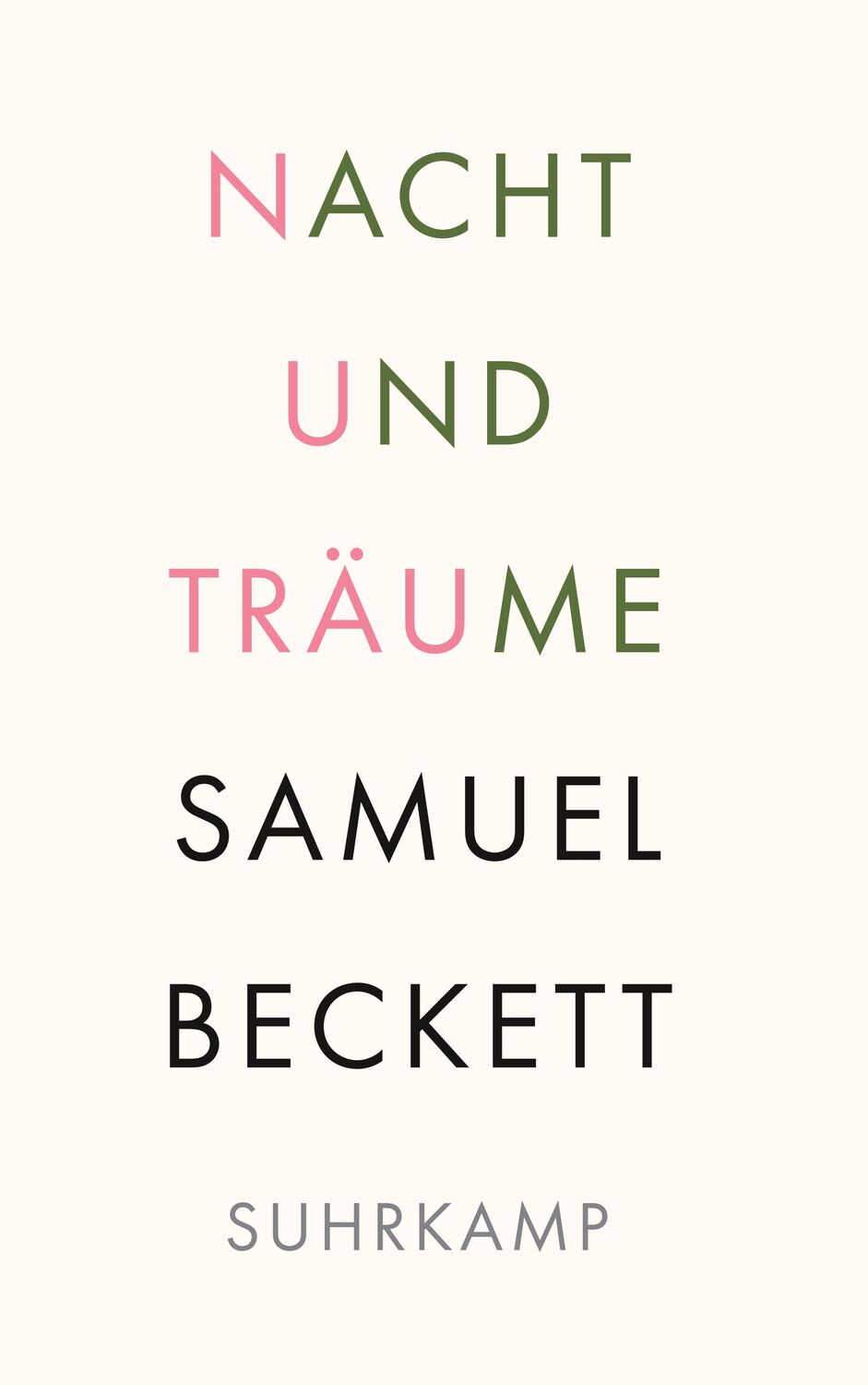 Cover: 9783518243251 | Nacht und Träume | Gesammelte kurze Stücke | Samuel Beckett | Buch